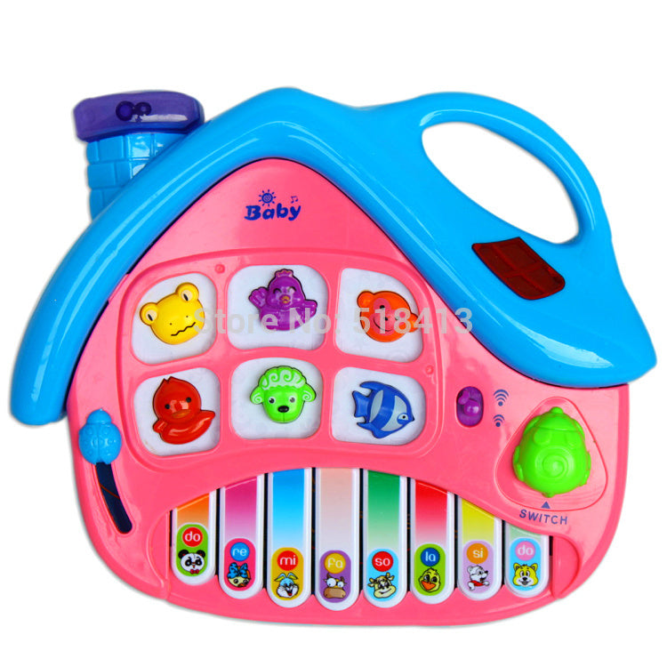 Educational Baby Happy Hut Keyboard Music For Toys Unisex Children Learning & Exercising Type Plastic Electronic