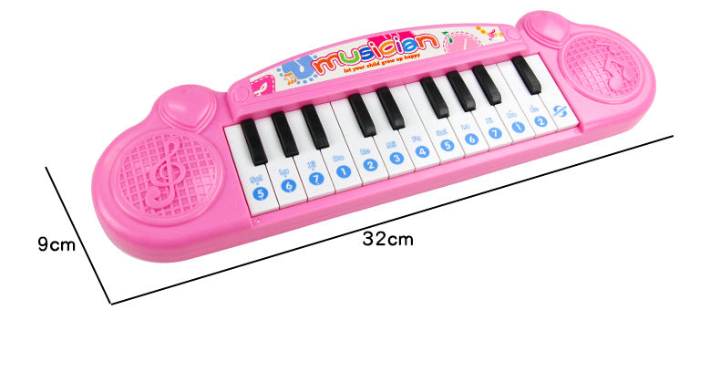Early Toy instrument Classic shape Baby Learning Machine Toy with Lights & Music Piano Developmental Music Toys for Children