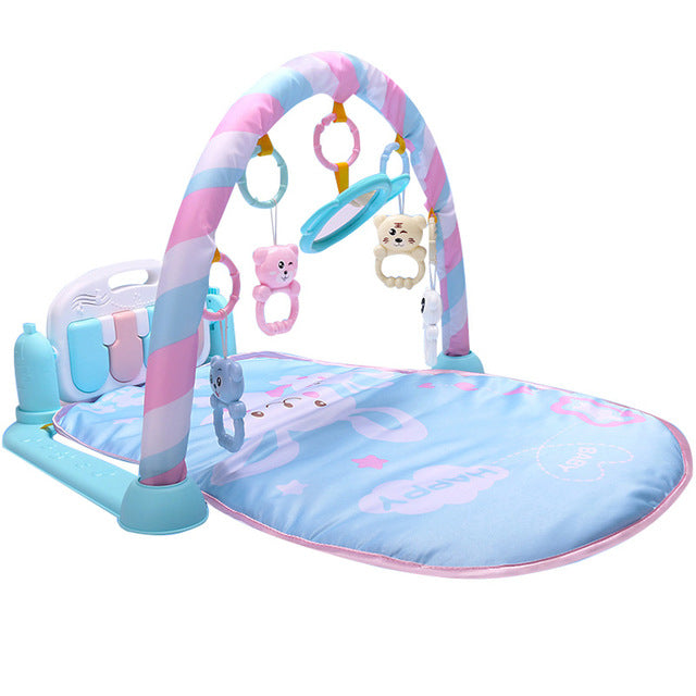 Multifunction Soft Baby Activity Piano Play Mat Music Bed Bell Pay Gym Toy Floor Crawl Blanket Carpet