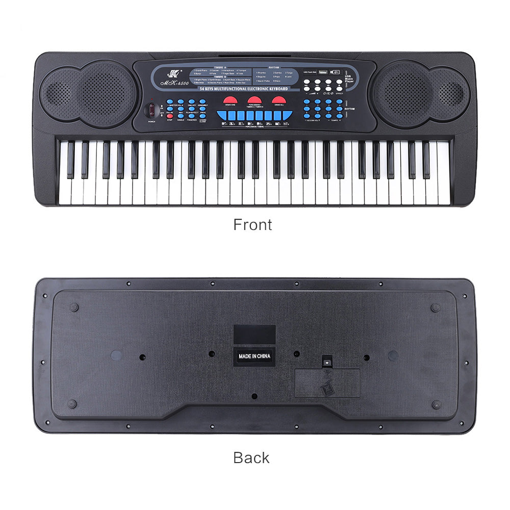 54 Keys Music  Digital Keyboard Piano Electronic Piano Organ with Music Stand & Microphone Musical Toys Educational Toys Piano
