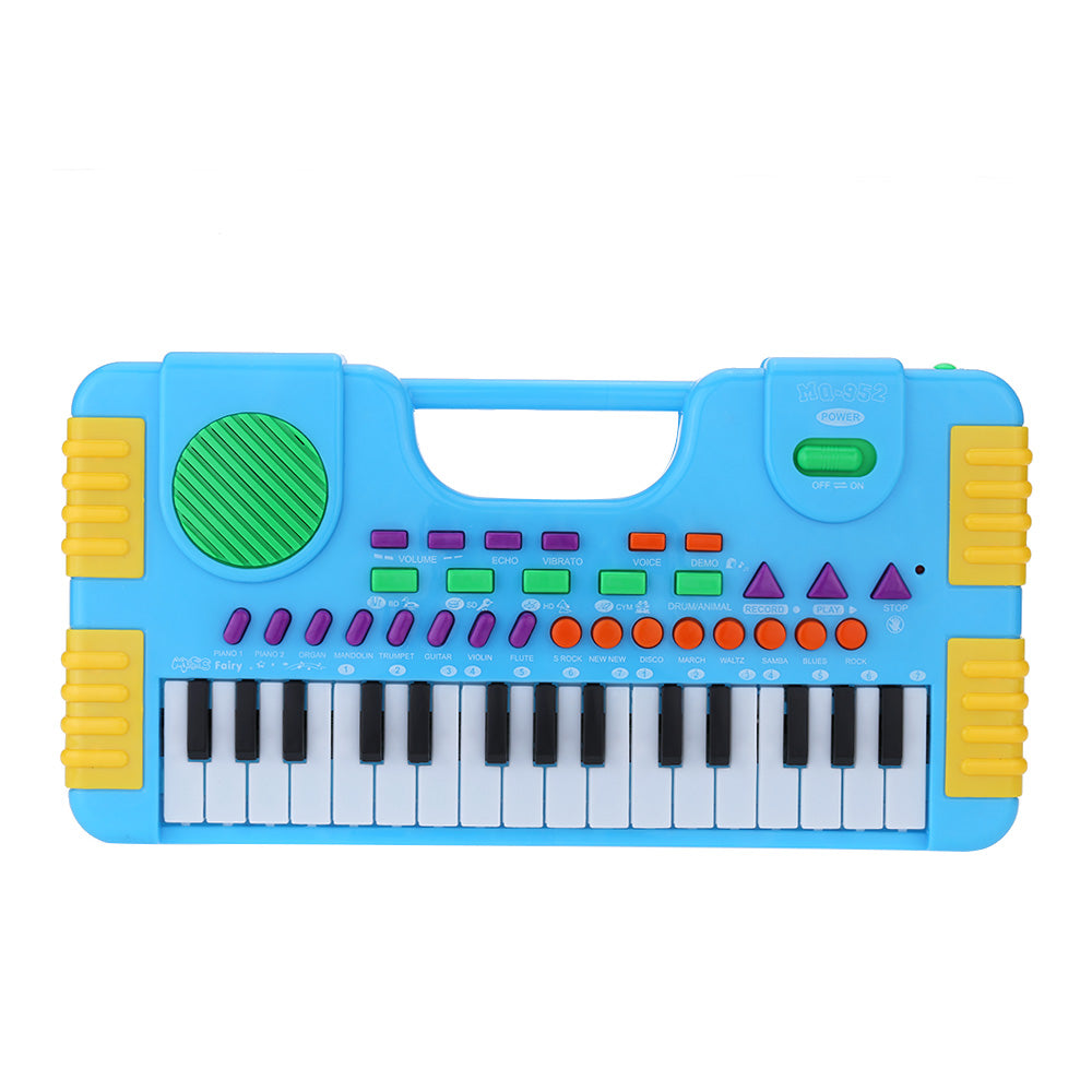 Mini Multifunction 31 Keys Electronic Keyboard Piano Music Toy Educational Cartoon Electone Gift for Children Babies Beginners