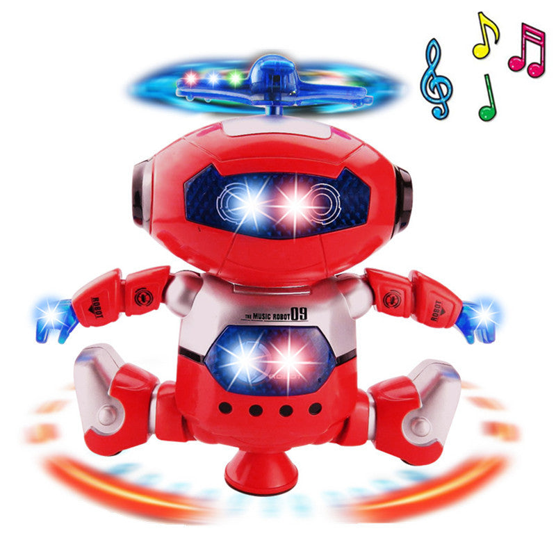 Space Dancing Humanoid Robot Toy With Light Children Pet Brinquedos Electronics Jouets Electronique for Boy Kid